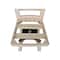 International Concepts Tuscany Counter Height Stool, with Swivel, 24" Seat Height, Unfinished S-292SW - alternate 7